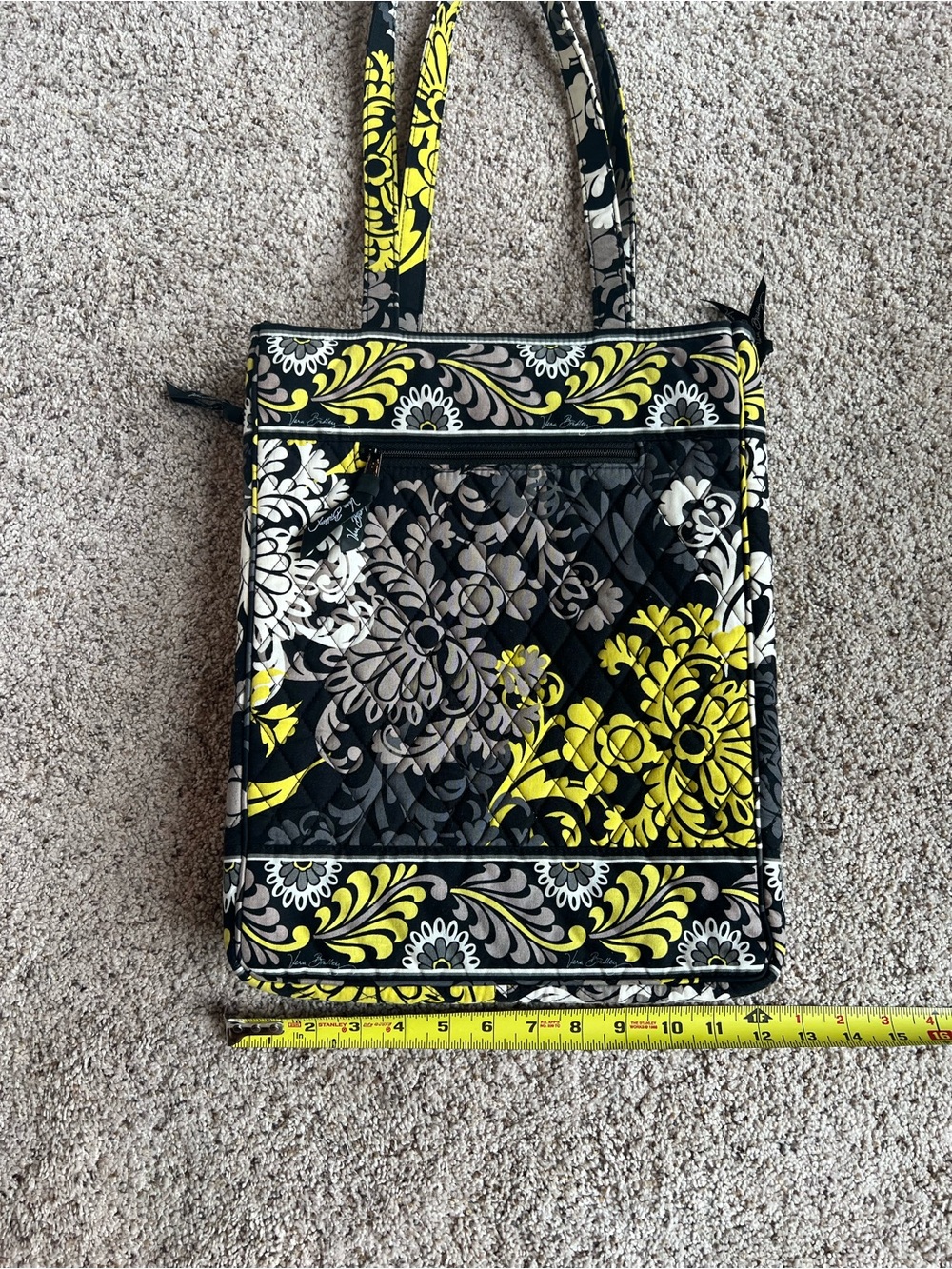 Vera Bradley Baroque Laptop Travel Tote Shoulder Bag - Picture 7 of 10